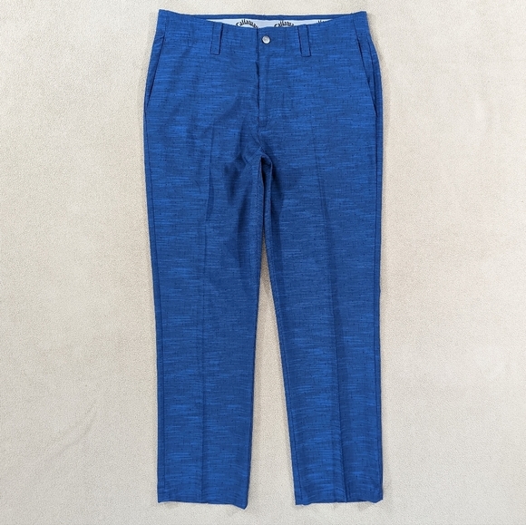 Callaway Pants Callaway Pants Mens 34x32 Blue Stretch Golf Pleated Poshmark